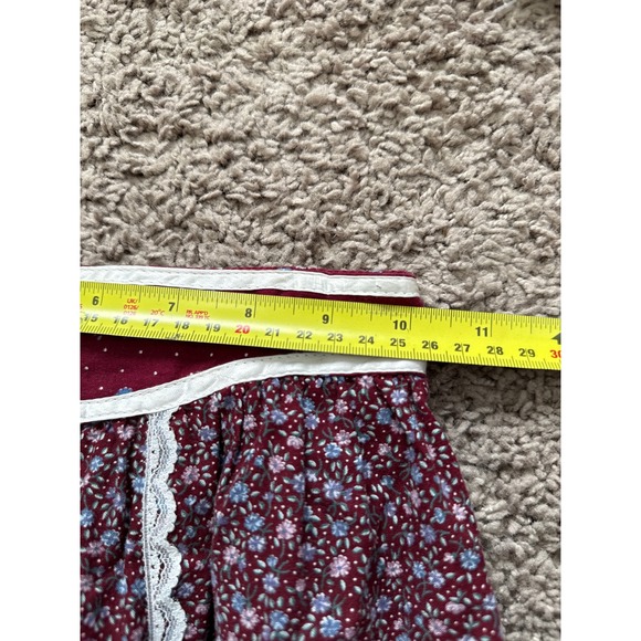 Gunne Sax Jessica Limited Prairie Skirt Floral Lace Tiered Midi Women's 8 - Picture 7 of 9